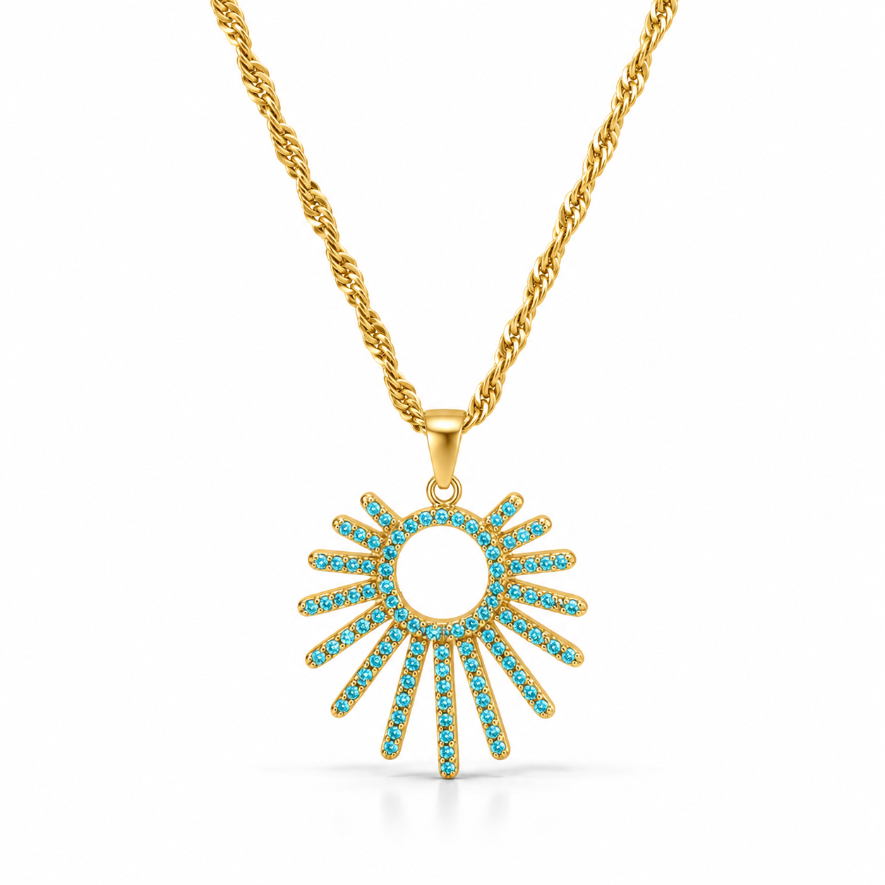 Aqua Sun Halskette