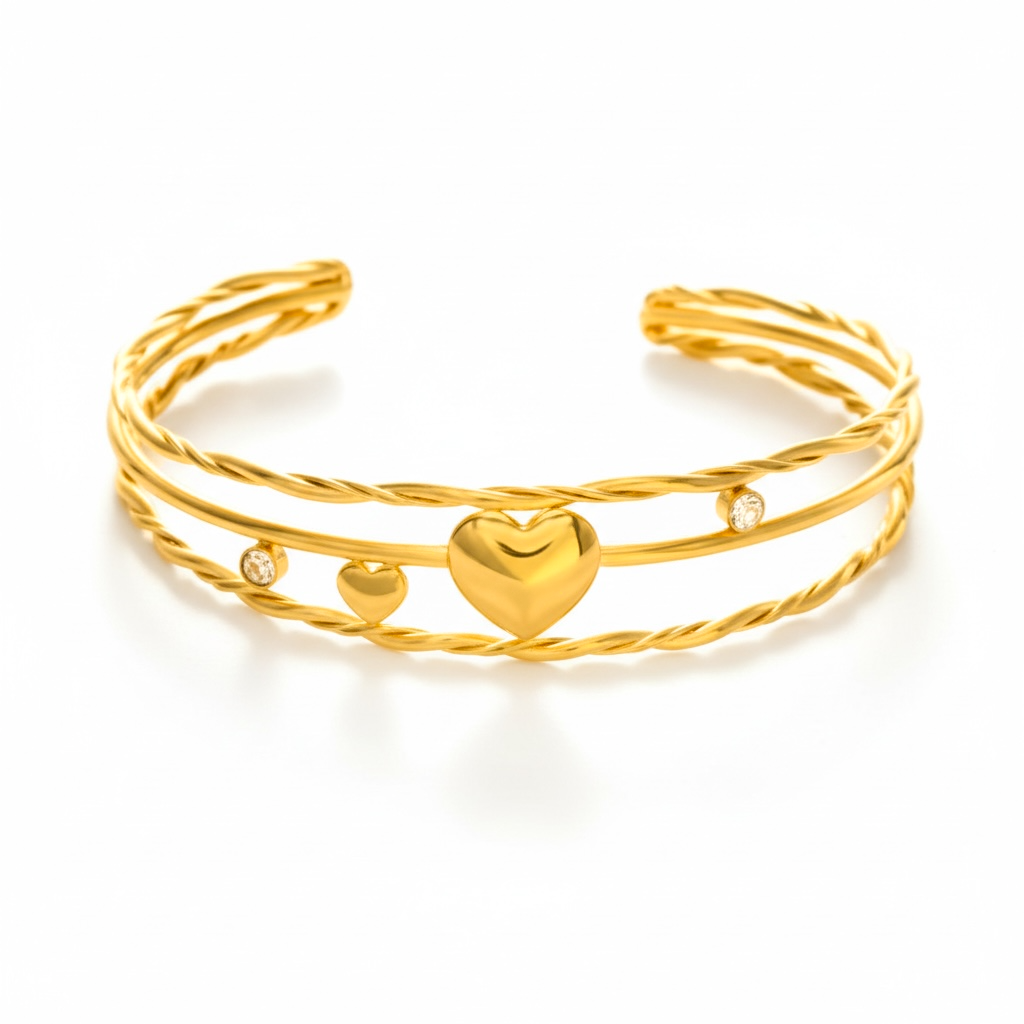 Trinity Heart Armreifen