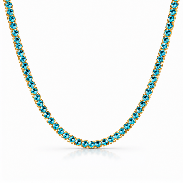 Aqua Glow Halskette