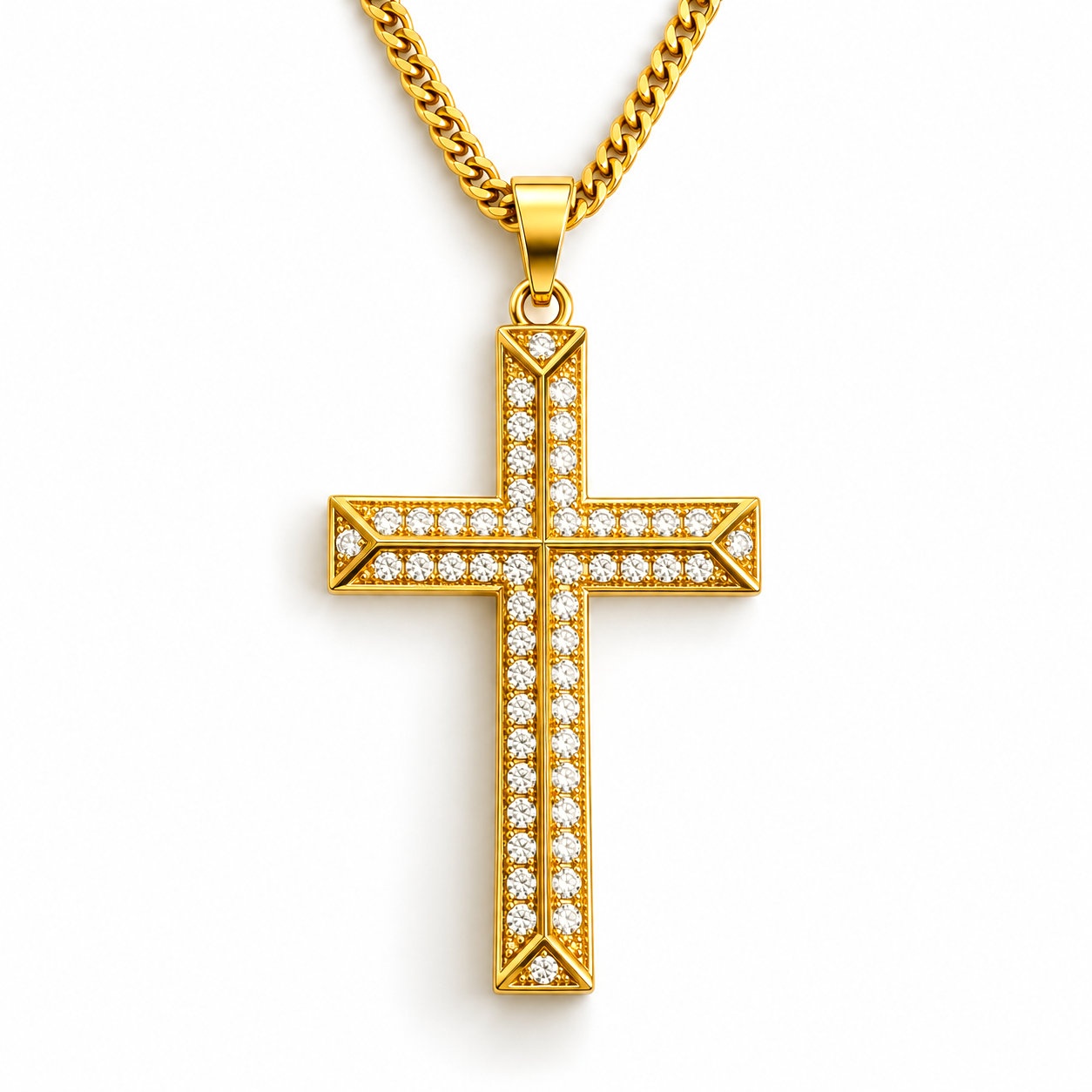 Glaubenskraft Kreuz Halskette