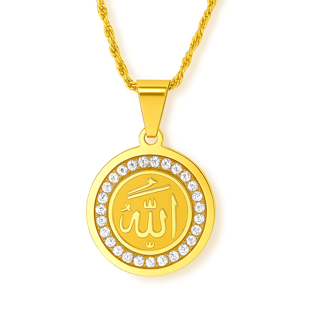 Mit Allahs Schutz Halskette