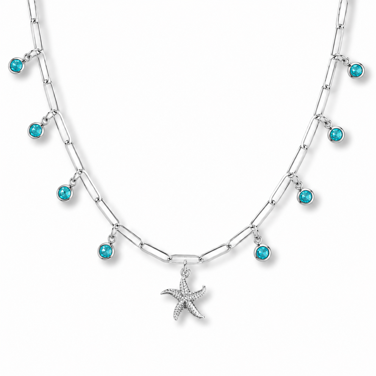 Aqua Drop Halskette