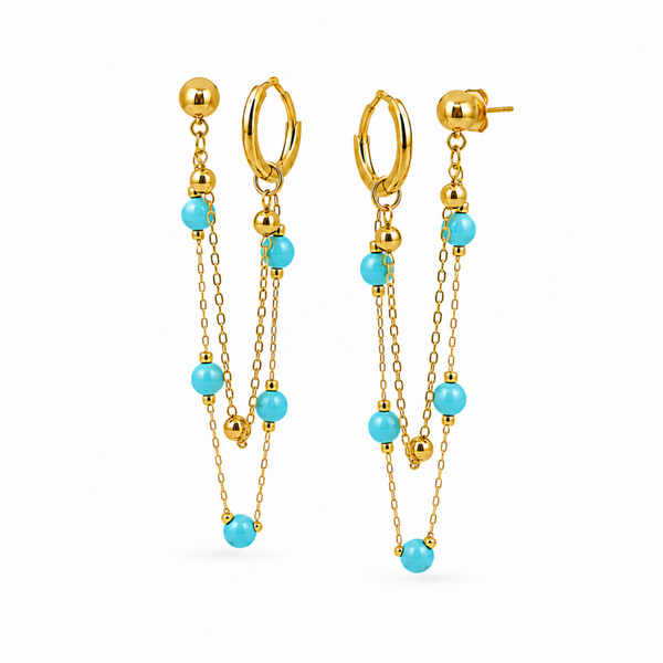 Aqua Pearl Ohrringe