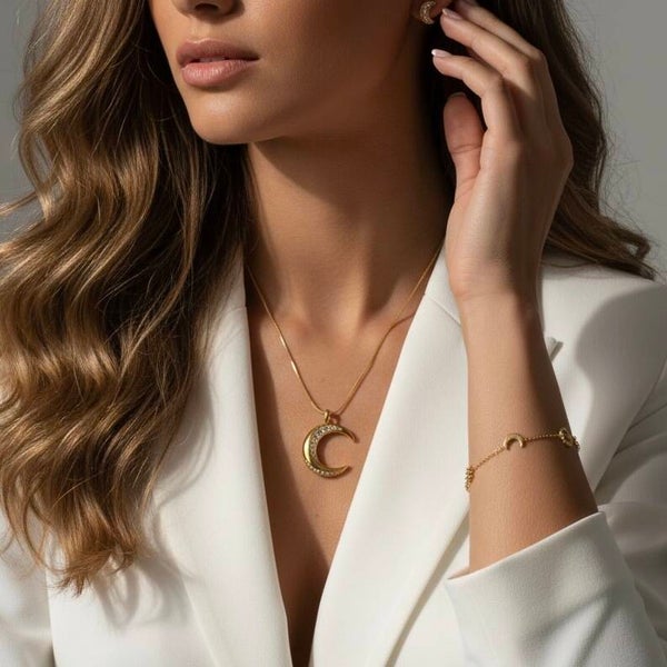 Mond Aura Set - 3 Schmuckstücke