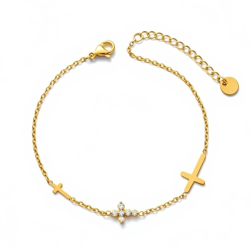 Glow Trinity Kreuz Armband