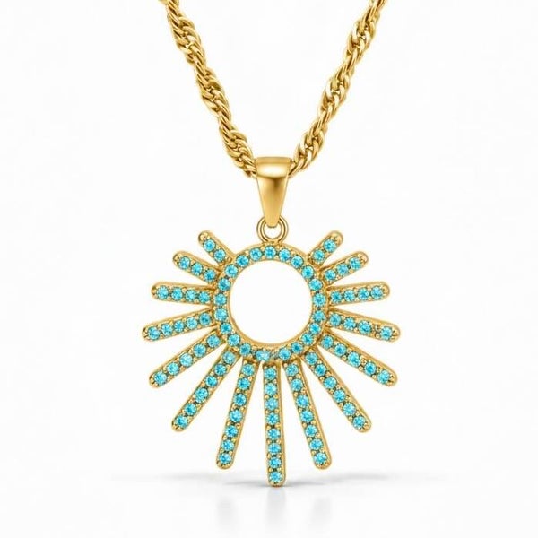 Aqua Sun Halskette