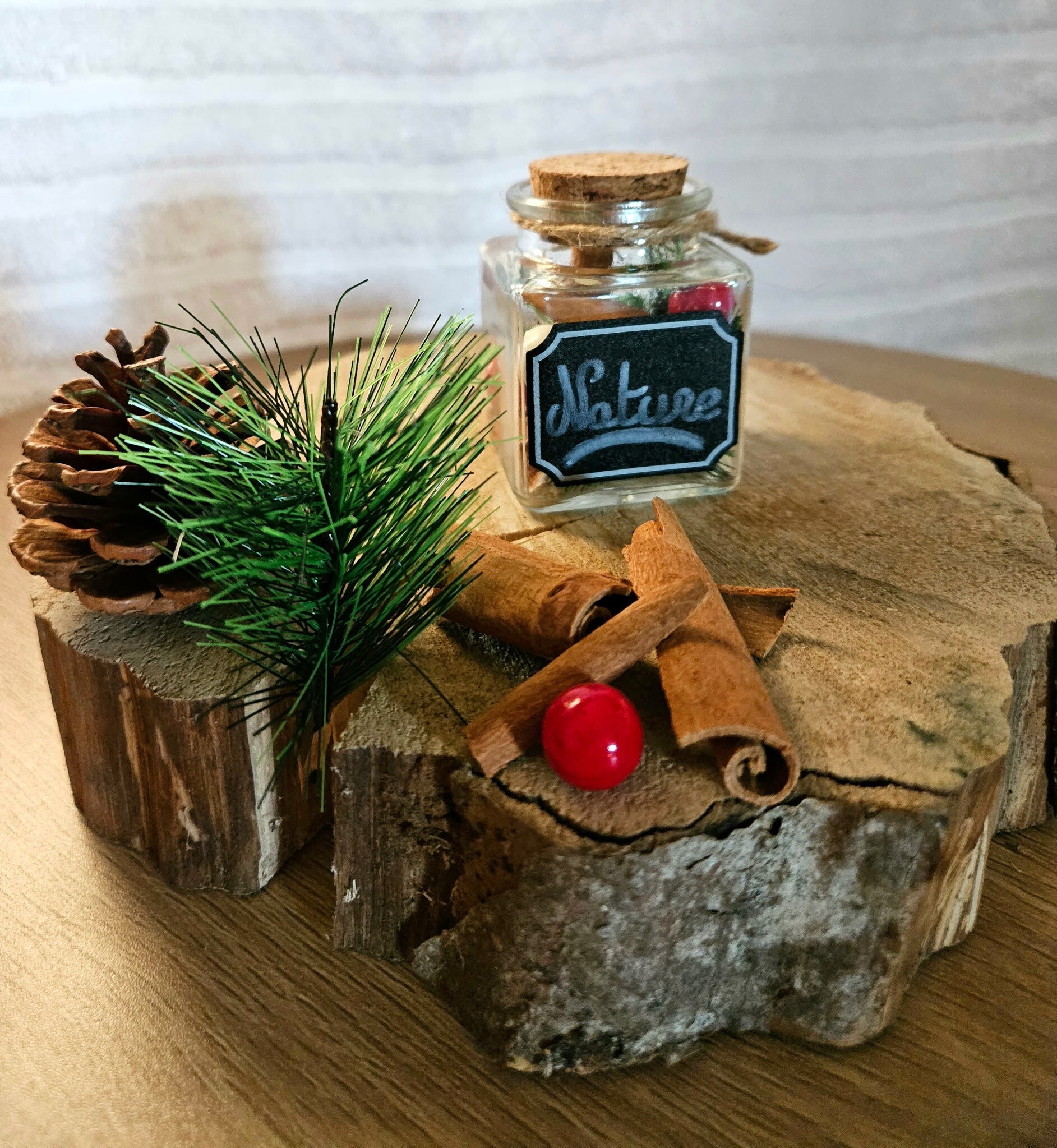 Pot décoratif artisanal Nature– Décoration en verre faite main | So'boutique'line