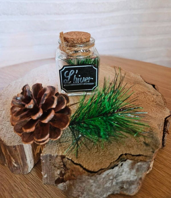 L'Hiver – Pot décoratif artisanal
