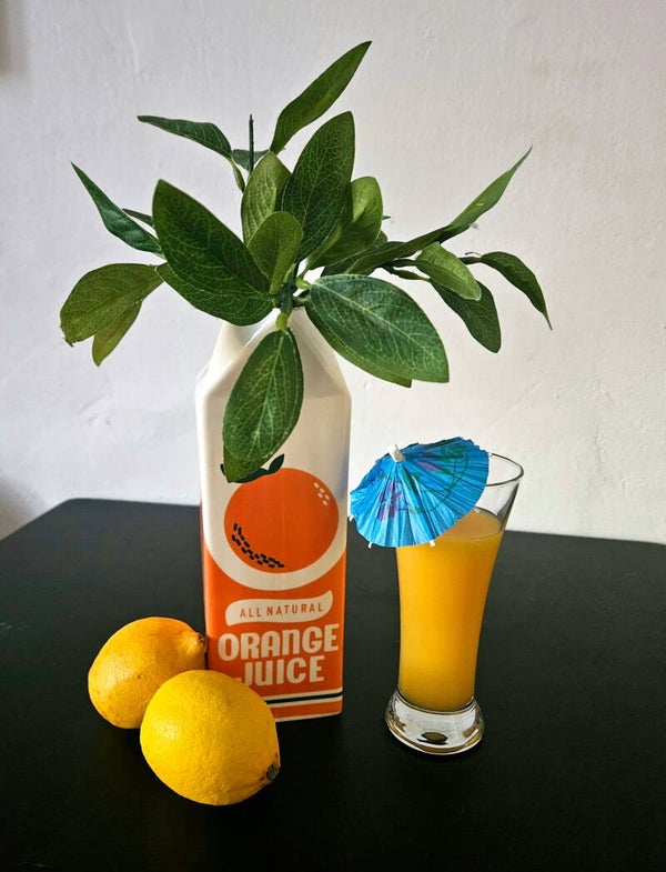 Vase jus d'orange