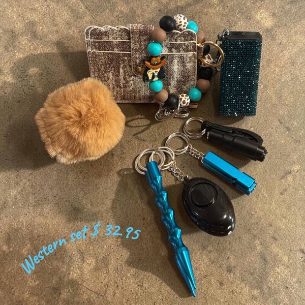 Western Safety Defense Keychain Set