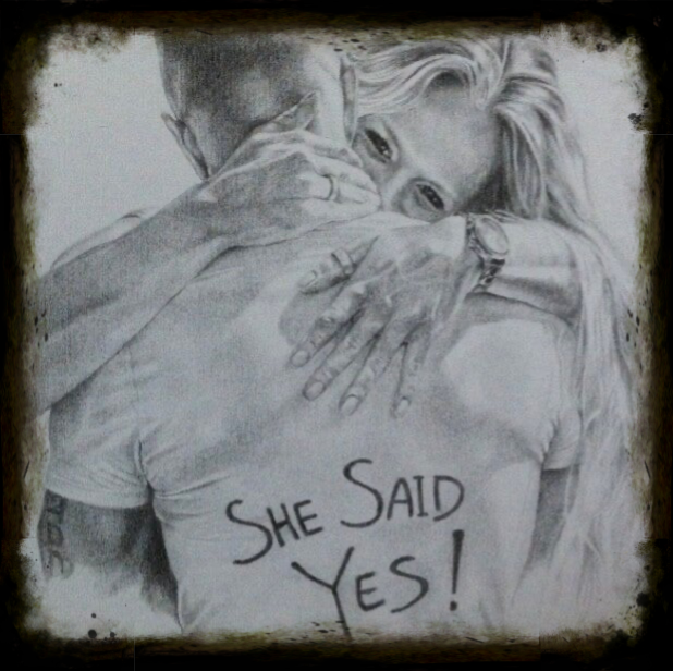 portret mensen potlood zwart/wit