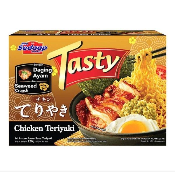 Sedaap mie tasty bakmi ayam Chicken Teriyaki 120 g
