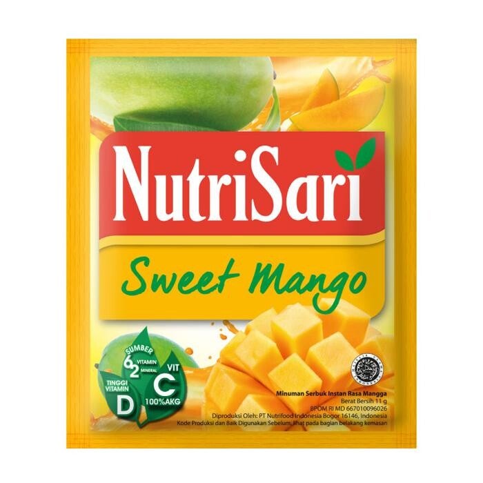 Nutrisari Sweet Mango 10 sachet x @ 11 G