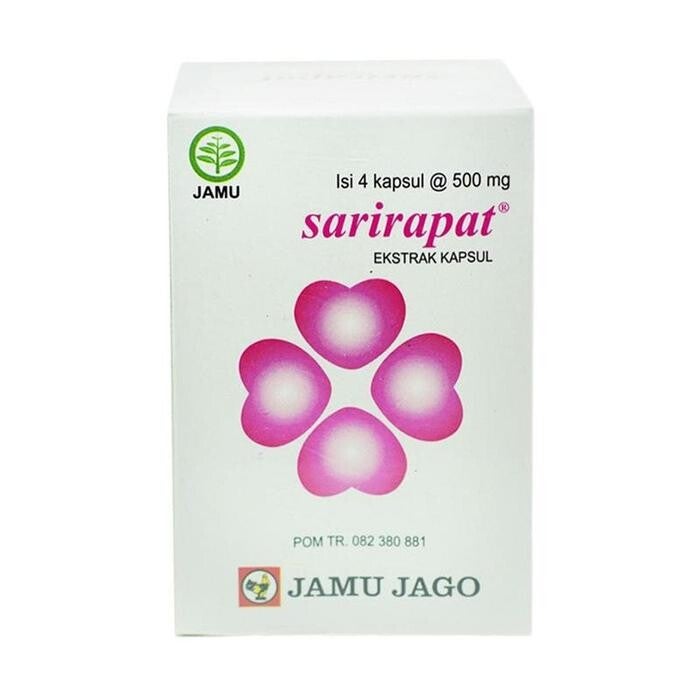 Jamu Jago Sari Rapat Jamu Kapsul Membantu Menjaga Kesehatan Organ Kewanitaan 1 box @ 4 capsule
