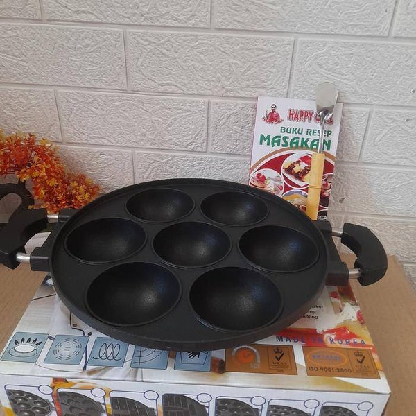 Cetakan Kue Serabi /Surabi / Apem 7/ Carangbikang Lubang Cekung Happy Call
