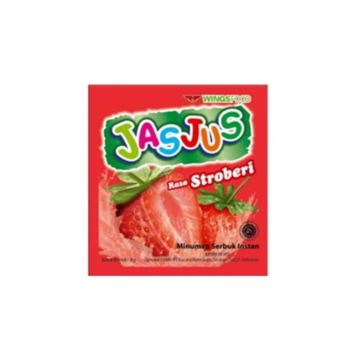JAS JUS RENCENG ( 7 GRAM X 10 SACHET ) - STRAWBERRY