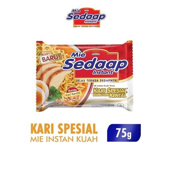 Sedaap Mie Instan Kari Kental Spesial 75 gr