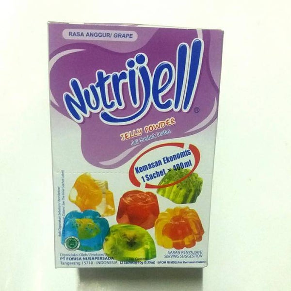 Nutrijel Instant Powder Anggur 10 g x 12 pcs