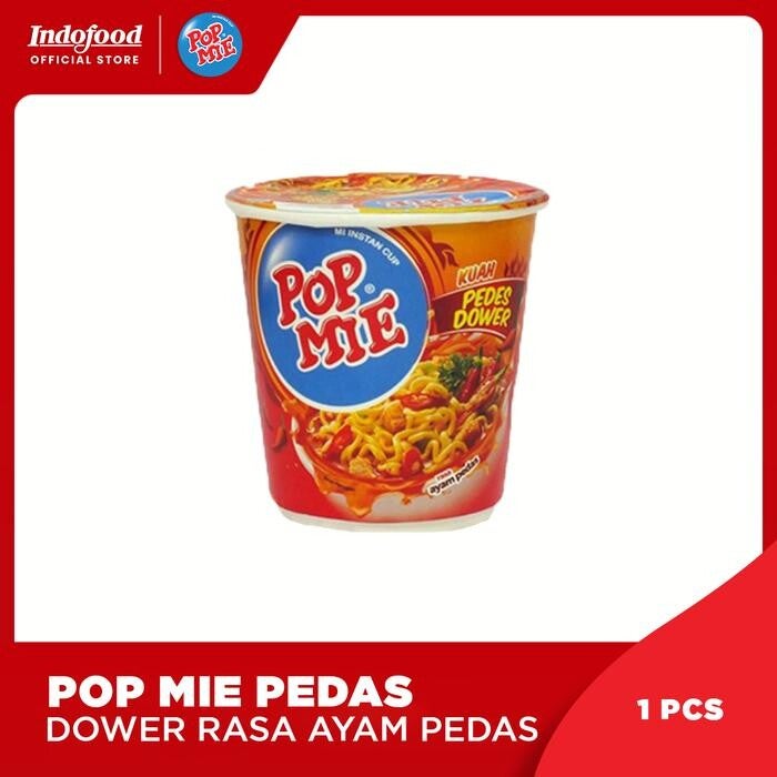 Pop Mie Pedas Dower Rasa Ayam Pedas 75 Gr