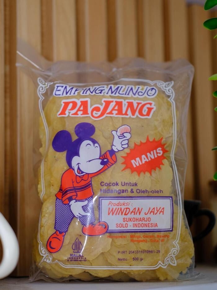 Emping Melinjo Pajang Mentah 250gr - Manis