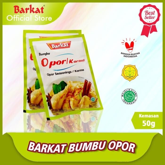 Barkat Bumbu Opor Instant 10 Pcs @5 Gram