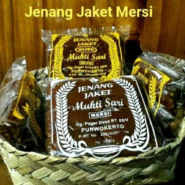 Jenang Ketan Asli Mersi Purwokerto BANYUMAS - Wijen +/-300 G