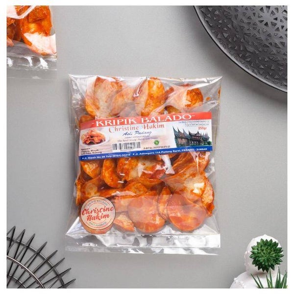 Keripik Balado Sanjay Christine Hakim / Sanjai Balado Bulat 250 G