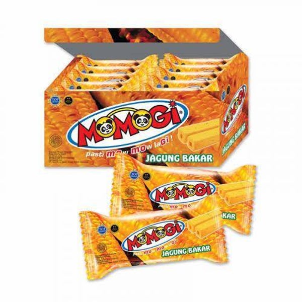 Momogi Stick Mini Rasa Jagung Bakar Isi 20pcs - 1BOX