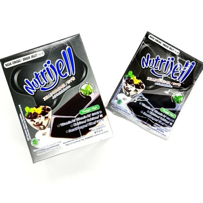 Nutrijel Cincau Agar-Agar Grass Jelly 10 G