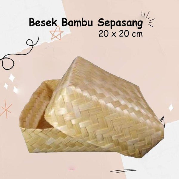 Besek Bambu 20x20