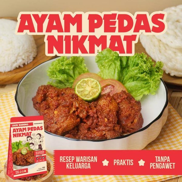 Lahap Bareng Ayam Pedas Nikmat / Ayam Bumbu Rujak