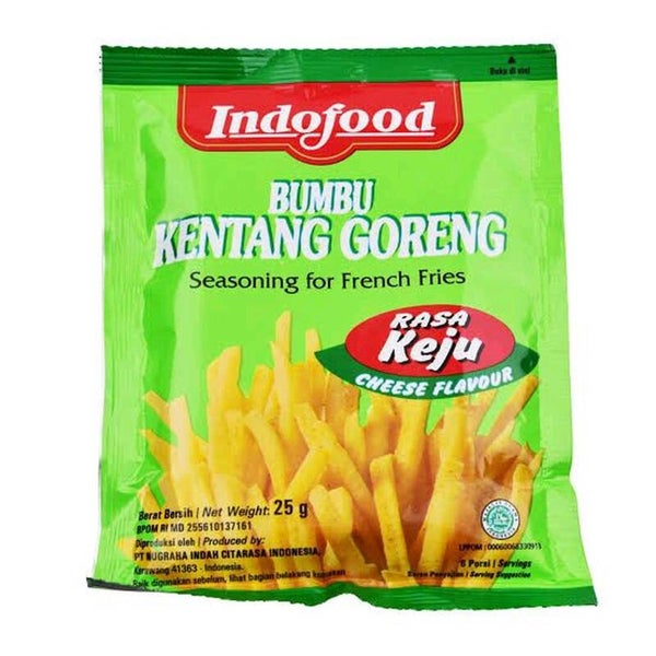 Bumbu Indofood Kentang Goreng Rasa Keju 25 Gr