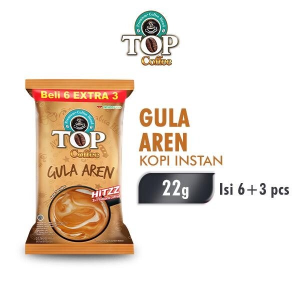 Top Coffee Gula Aren 1pack (9x22g)