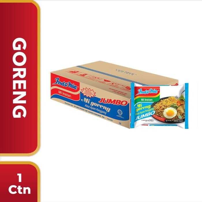 Indomie Jumbo Goreng Ayam Panggang 1 Doos