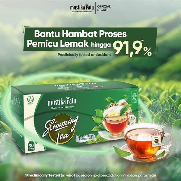 Mustika Ratu Slimming Tea Isi 30Bag Teh Diet & Detox