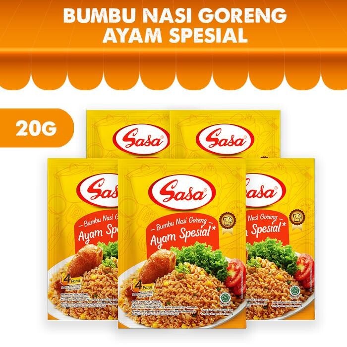 Sasa Bumbu Nasi Goreng Ayam Spesial 20grx10 pcs