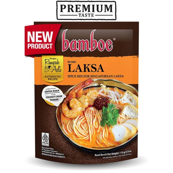 Bamboe bumbu Laksa Premium 110 Gr