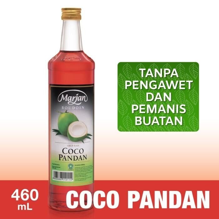 Marjan Boudoin Syrup Cocopandan 460ml