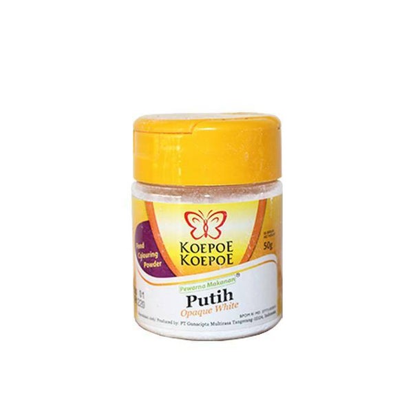 Koepoe koepoe PEWARNA MAKANAN PUTIH (50gr)