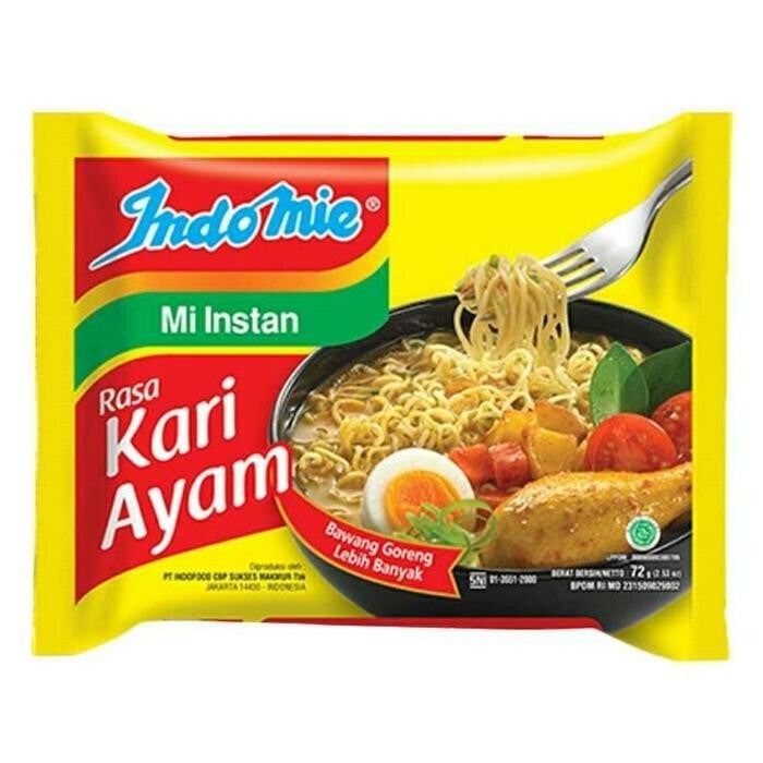 Indomie Kuah Rasa Kari Ayam (Original Indonesia)