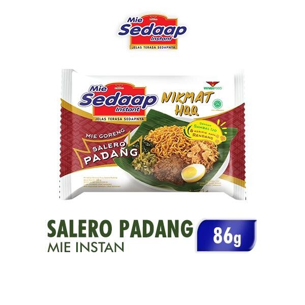 Sedaap Mie Instan Goreng Salero Padang 86 gr