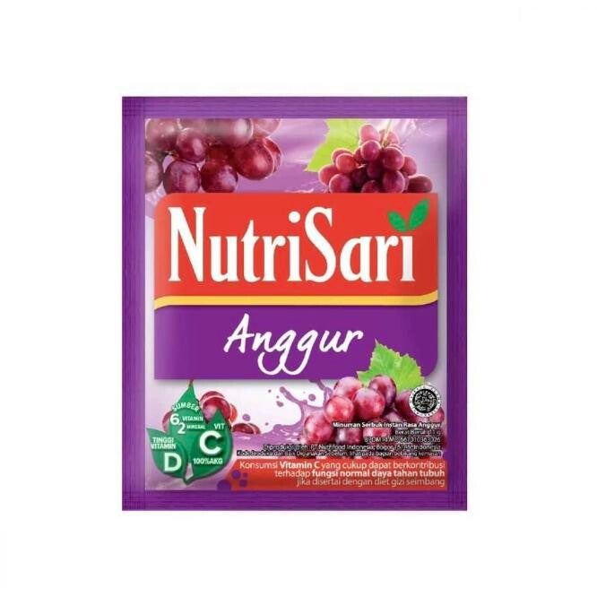 Nutrisari anggur 10 sachet x @ 11 G