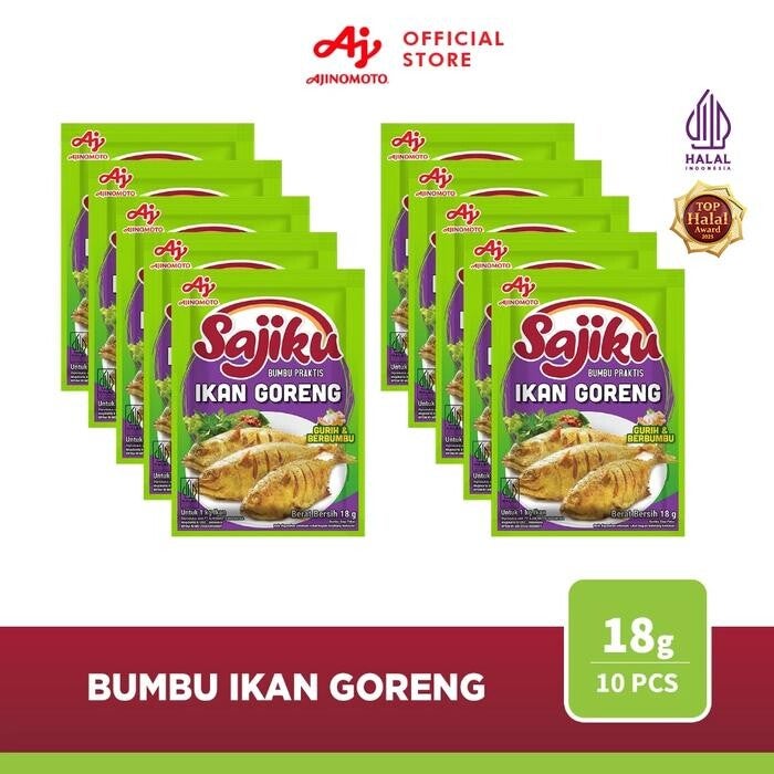 Sajiku Bumbu Praktis Ikan Goreng 18gr x10 pcs