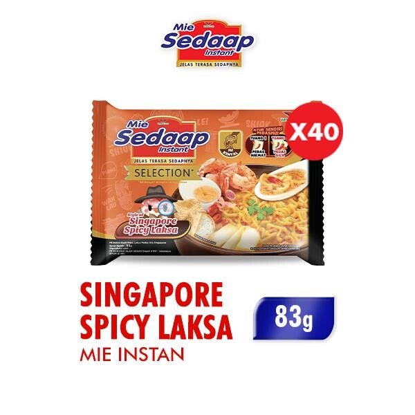 Sedaap Mie Instan Singapore Spicy Laksa 83 gr