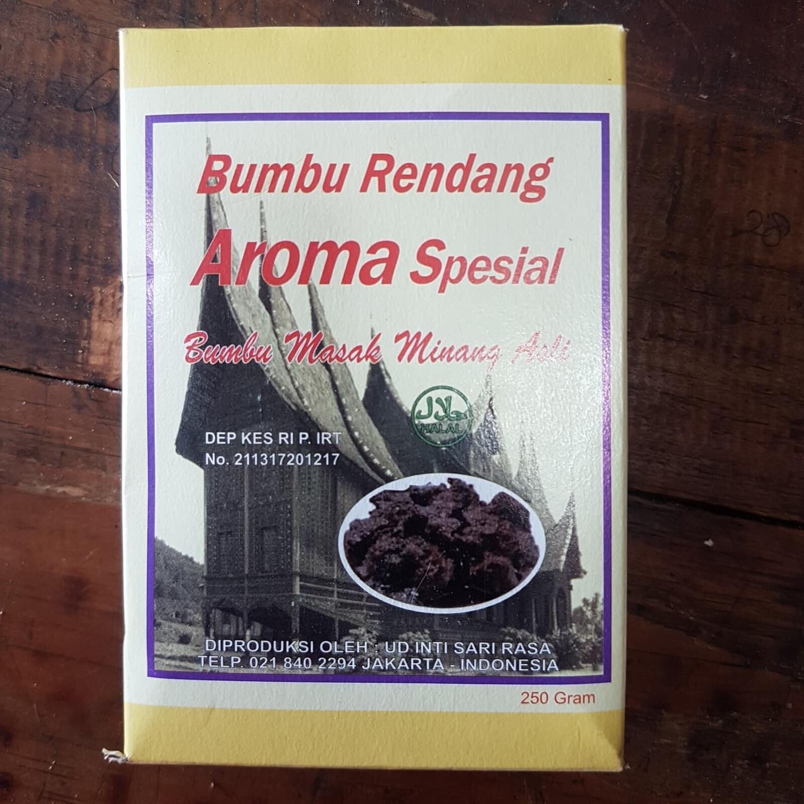 Aroma Spesial bumbu rendang  isi 250 gram