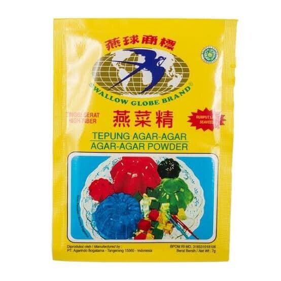 Agar-Agar Swallow 7 G(1pcs) - Merah (Red)