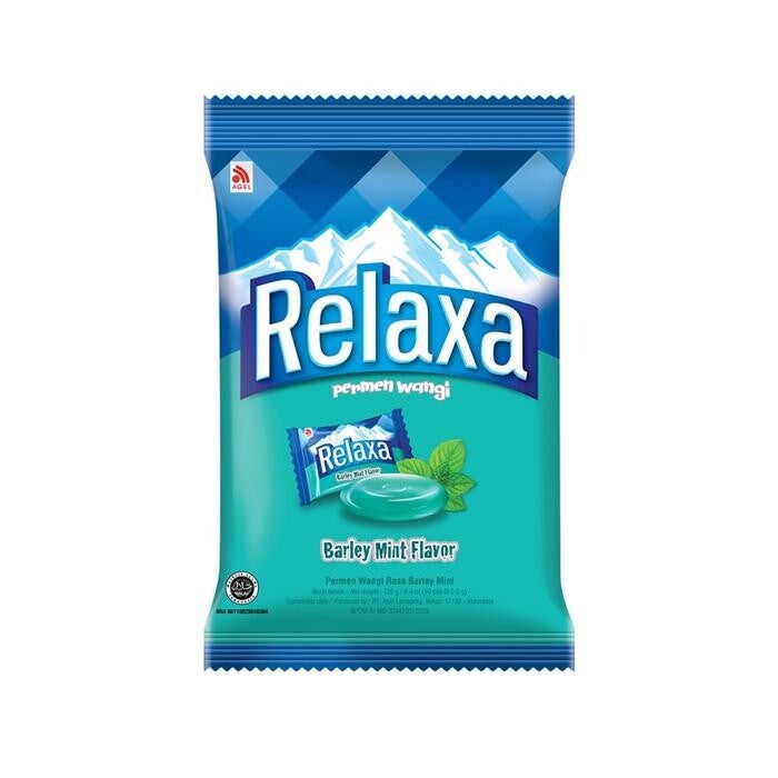 RELAXA PERMEN WANGI BARLEY MINT FLAVOR 125 GRAM