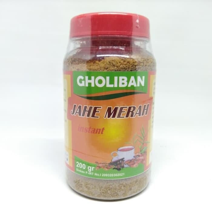 Jahe Merah Instan Herbal Gholiban Halal 200 gr