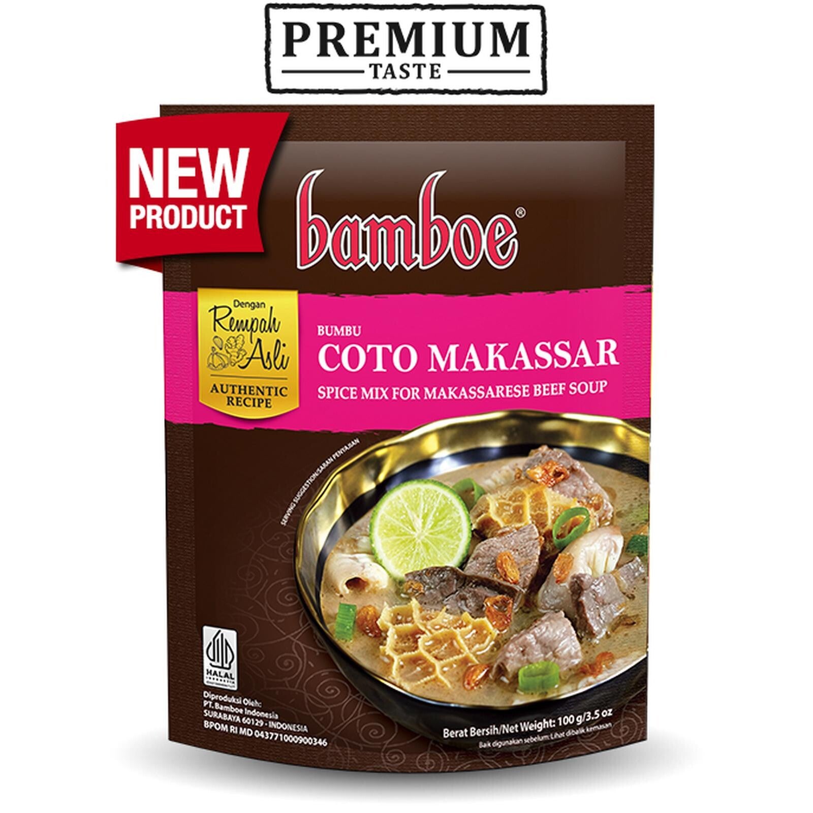 Bamboe Bumbu Coto Makasar Premium 100 G