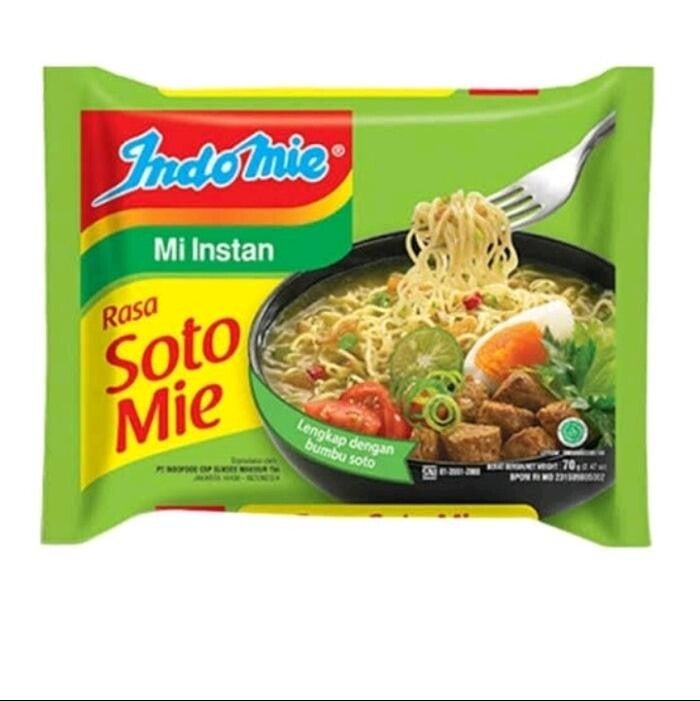 Indomie Mi Instan Rasa Soto (Original Indonesia)